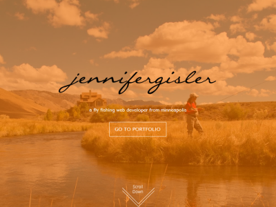 Jennifer Gisler<hr>responsive design<br>wordpress