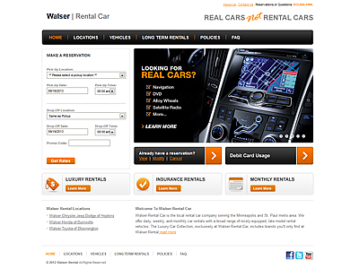 Walser Rental Car<hr>e-commerce<br>wordpress