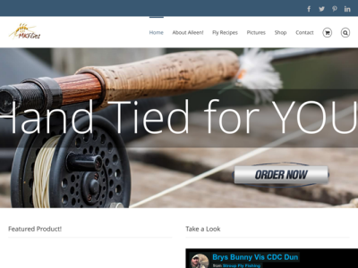 MKFlies<hr>responsive design<br>e-commerce<br>wordpress