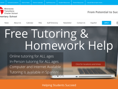 MTS Elementary School<hr>responsive design<br>wordpress
