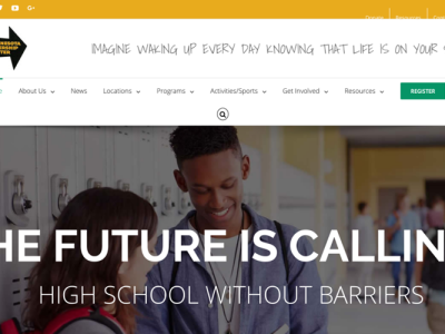 Minnesota Internship Center<hr>responsive design<br>wordpress