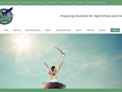 Banaadir Academy<hr>responsive design<br>wordpress